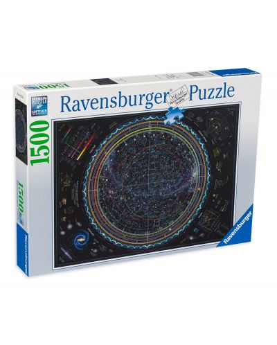 Παζλ Ravensburger  1500 κομμάτια  - Ο χάρτης του σύμπαντος - 1