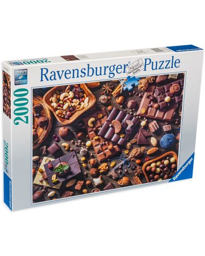 Παζλ Ravensburger από 2000 κομμάτια - Σοκολατένιος παράδεισος - 1