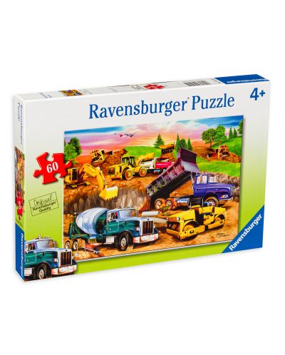 Παζλ Ravensburger 60 κομμάτια - Βαρέα φορτηγά - 1
