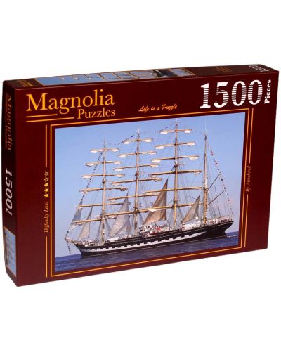 Παζλ Magnolia  1500 κομμάτια - Μεγάλο εμπορικό πλοίο - 1