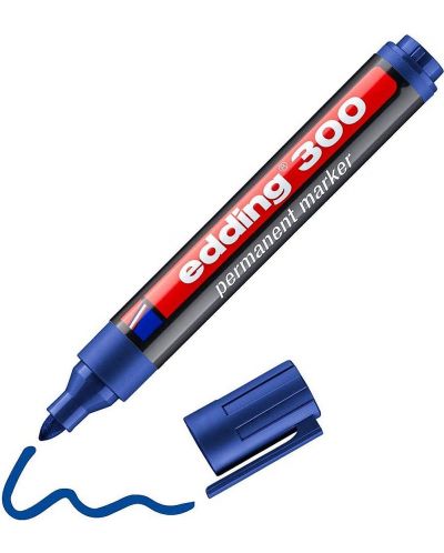 Μόνιμος μαρκαδόρος Edding 300 - Μπλε - 1