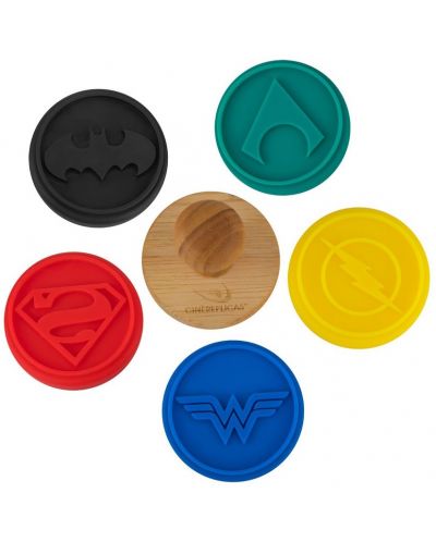 Στάμπα για γλυκά Cine Replicas DC Comics: Justice League - Logos - 2