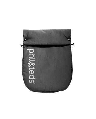 Phil & Teds Κάλυμμα ποδιού για καρότσι Promenade  Σκούρο γκρι - 1