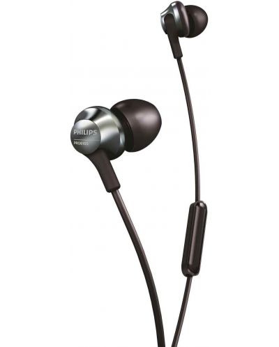 Ακουστικά με μικρόφωνο Philips PRO6105BK - μαύρα - 1