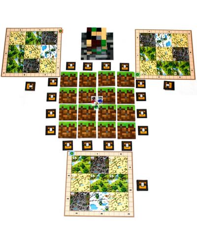 Επιτραπέζιο παιχνίδι Minecraft: Builders & Biomes - οικογενειακό - 3