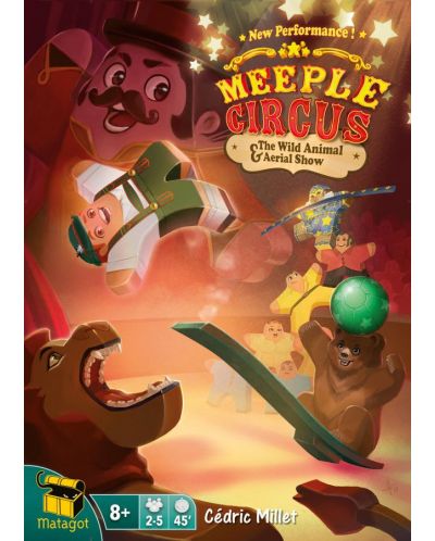 Επέκταση για Επιτραπέζιο παιχνίδι Meeple Circus - The Wild Animal & Aerial Show - 1