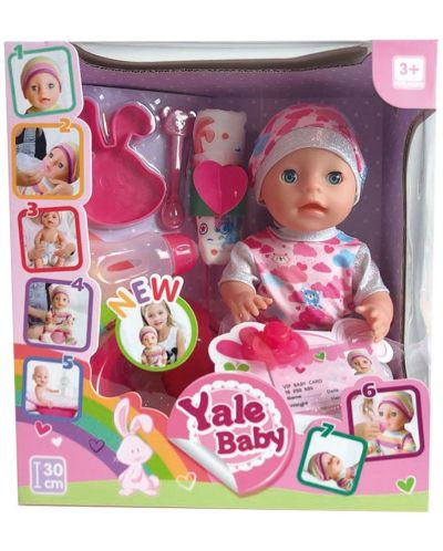 Κούκλα που κλαίει-μωρό Yala Baby, με αξεσουάρ, 30 εκ - 1
