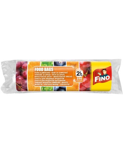 Σακούλες τροφίμων  Fino - 2 L, 24 x 28 cm, 250 τεμάχια - 1