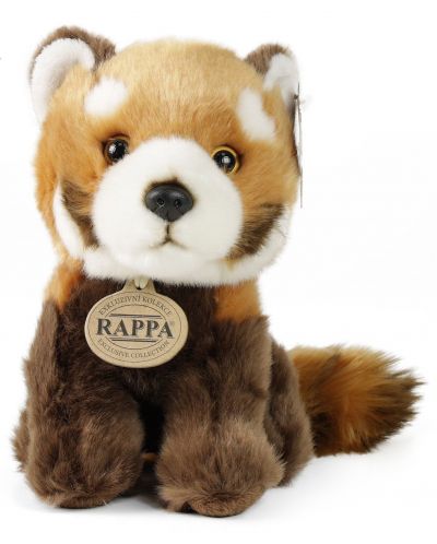 Λούτρινο παιχνίδι Rappa Eco Friends - Κόκκινο panda, καθιστό, 18 cm - 2
