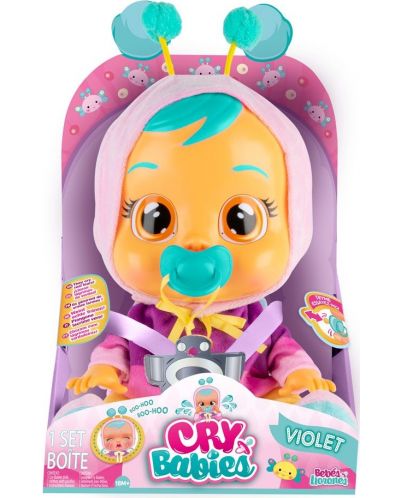 Κούκλα που κλαίει IMC Toys Cry Babies - Βιολέτα - 2