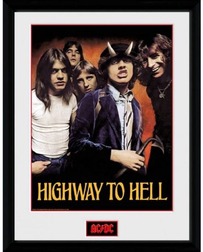 Αφίσα με κορνίζα GB eye Music: AC/DC - Highway to Hell - 1