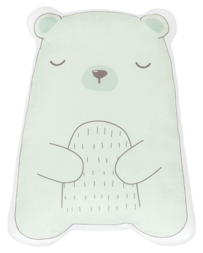 Λούτρινο μαξιλάρι - παιχνίδι  KikkaBoo - Bear with me, πράσινο - 1