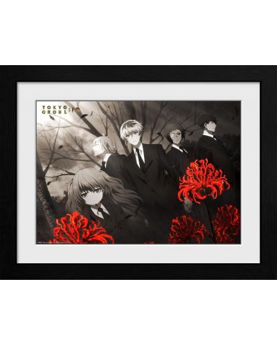 Αφίσα με κορνίζα GB eye Animation: Tokyo Ghoul: RE - Red Flowers - 1