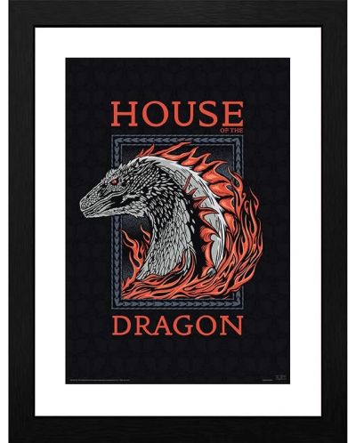 Αφίσα με κορνίζα  GB eye Television: House of the Dragon - Red Dragon - 1