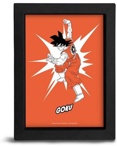 Αφίσα με κορνίζα  The Good Gift Animation: Dragon Ball Z - Goku (POP Color) - 1