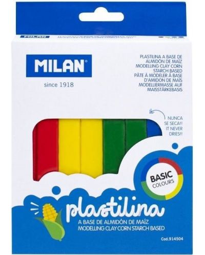 Πλαστελίνη Milan - 4 χρώματα - 1