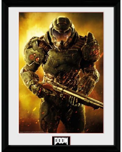 Αφίσα με κορνίζα GB Eye Games: Doom - Doomguy - 1