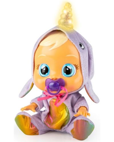 Κούκλα που κλαίει  IMC Toys Cry Babies Special Edition - Narvi, με ένα λαμπερό κέρατο - 6