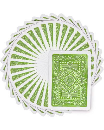Πλαστικές κάρτες πόκερ Texas Poker - ανοιχτή πράσινη πλάτη - 3