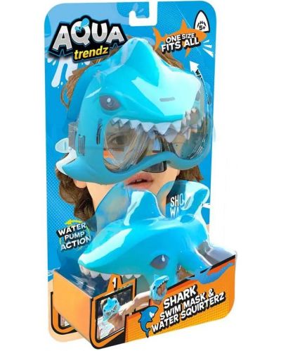 Μάσκα κολύμβησης Eolo Toys -Με όπλο νερού, καρχαρίας - 2