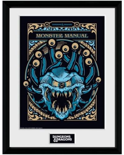 Αφίσα με κορνίζα GB Eye Games: Dungeons & Dragons - Monster Manual - 1