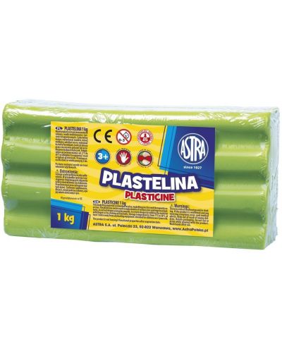 Πλαστελίνη Astra - 1 kg, ανοιχτό γκρι-πράσινο χρώμα - 1
