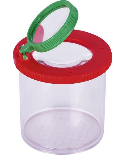 Πλαστικό κουτί για έντομα με μεγεθυντικό φακό Goki - 1