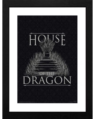 Αφίσα με κορνίζα  GB eye Television: House of the Dragon - Iron Throne - 1