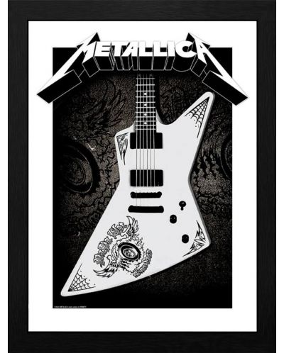 Αφίσα με κορνίζα GB Eye Music: Metallica - Papa Het Guitar - 1