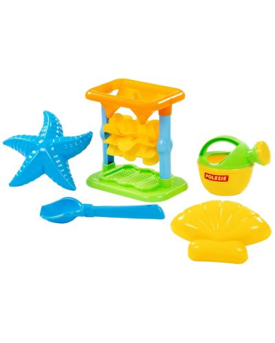 Σετ παραλίας Polesie Toys - Μύλος, 5 μέρη, ποικιλία - 2