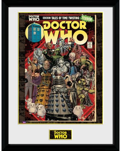 Αφίσα με κορνίζα  GB eye Television: Doctor Who - Villains Comics - 1