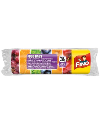 Σακούλες τροφίμων Fino - 3 L, 26 х 38 cm,250 τεμάχια - 1