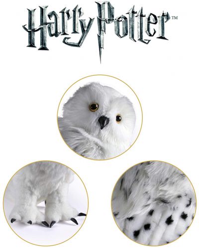 Λούτρινο παιχνίδι The Noble Collection Movies: Harry Potter - Hedwig, 38 εκ - 3