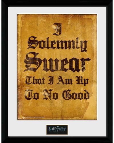 Αφίσα με κορνίζα GB eye Movies: Harry Potter - I Solemnly Swear - 1