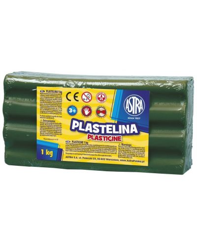 Πλαστελίνη Astra - 1 kg, Σκούρο πράσινο - 1