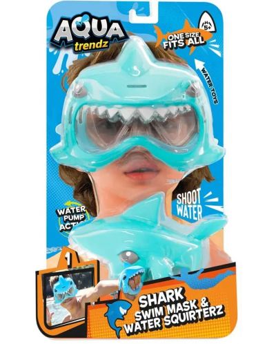 Μάσκα κολύμβησης Eolo Toys -Με όπλο νερού, καρχαρίας - 1