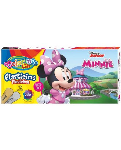 Πλαστελίνη Colorino Disney - Junior Minnie, 12 χρώματα - 1