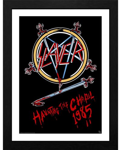 Αφίσα με κορνίζα  GB eye Music: Slayer - Haunting the Chapel - 1