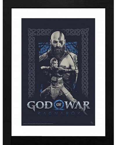 Αφίσα με κορνίζα GB eye Games: God of War - Kratos and Atreus - 1