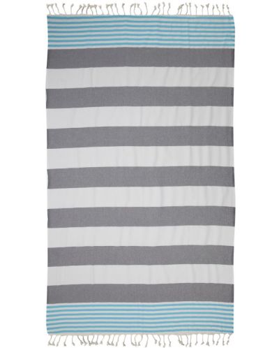 Πετσέτα θαλάσσης σε κουτί Hello Towels - New Collection, 100 х 180 cm, 100% βαμβάκι, μπλε-γκρι - 2