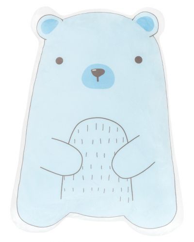 Λούτρινο μαξιλάρι - παιχνίδι  KikkaBoo - Bear with me, μπλε - 1