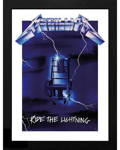 Αφίσα με κορνίζα  GB eye Music: Metallica - Ride the Lightning - 1