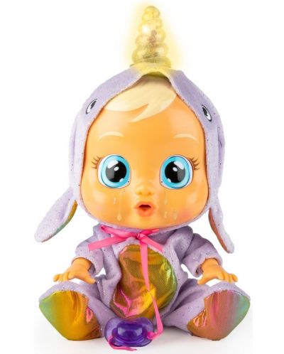 Κούκλα που κλαίει  IMC Toys Cry Babies Special Edition - Narvi, με ένα λαμπερό κέρατο - 4