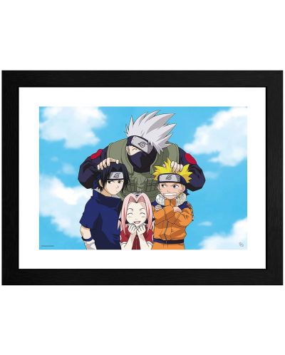 Αφίσα με κορνίζα GB Eye Animation: Naruto - Team 7 - 1