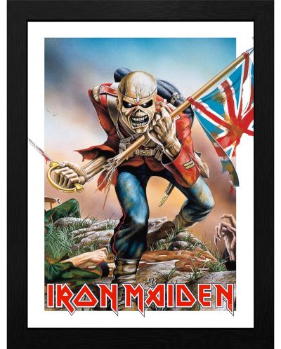 Αφίσα με κορνίζα  GB eye Music: Iron Maiden - Eddie Trooper - 1