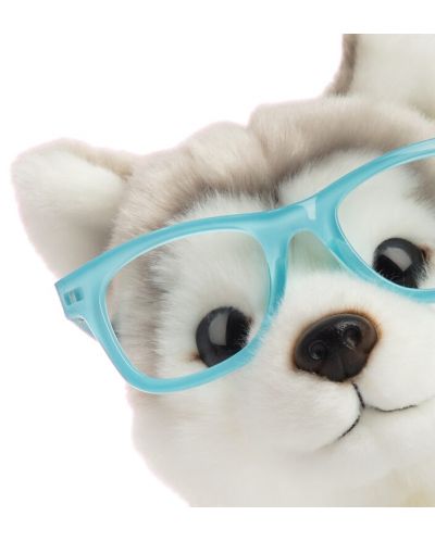 Λούτρινο παιχνίδι Studio Pets - Σκύλος χάσκι με γυαλιά, Wolfie, 23 cm - 2