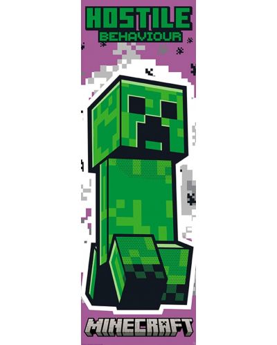 Αφίσα πόρτας GB eye Games: Minecraft - Creeper - 1