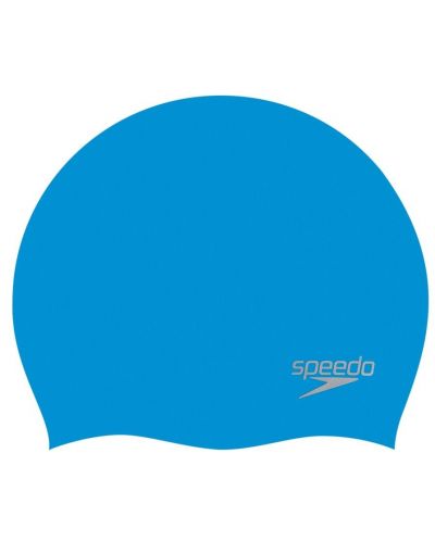 Σκουφάκι κολύμβησης Speedo - Plain Moulded Silicone Cap, μπλε - 1