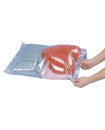Σακούλα αποθήκευσης ρούχων Wenko - χωρίς κενό, με τύλιγμα, 70 х 50 cm - 1