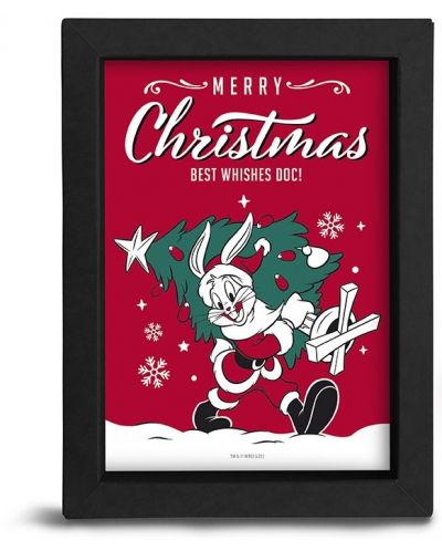 Αφίσα με κορνίζα  The Good Gift Animation: Looney Tunes - Merry Christmas - 1